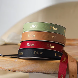 ริบบิ้นผ้า Dior ขนาด 2 × 45 หลา พร้อมส่งครับ