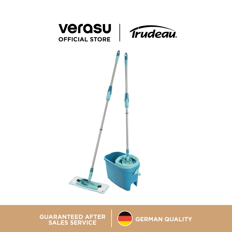 LEIFHEIT ชุดไม้ถูพื้นพร้อมถัง Medium Ergo Micro Duo รุ่น LFH-52120
