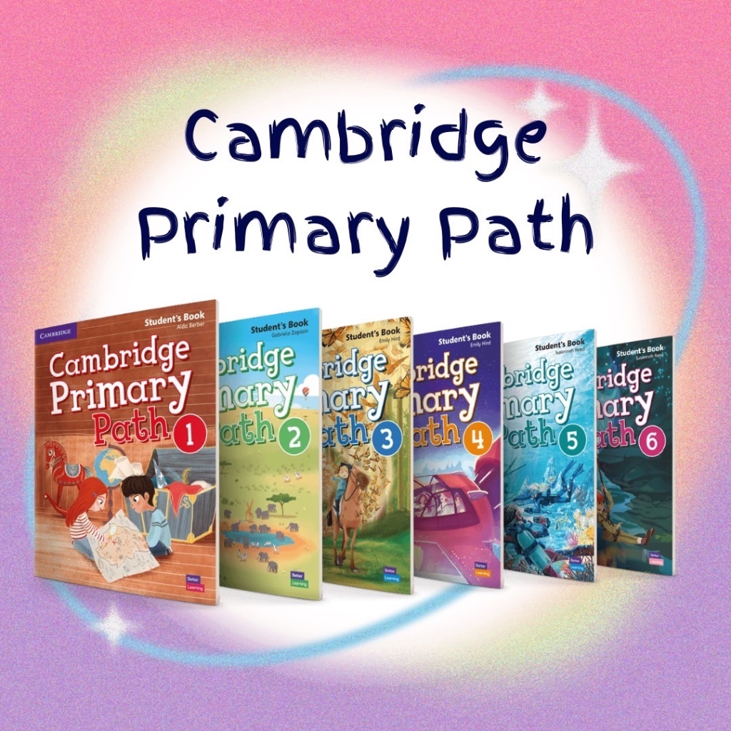 หนังสือ Cambridge Primary Path ภาษาอังกฤษ แบบฝึกหัด ฝึกเขียน ฝึกพูด