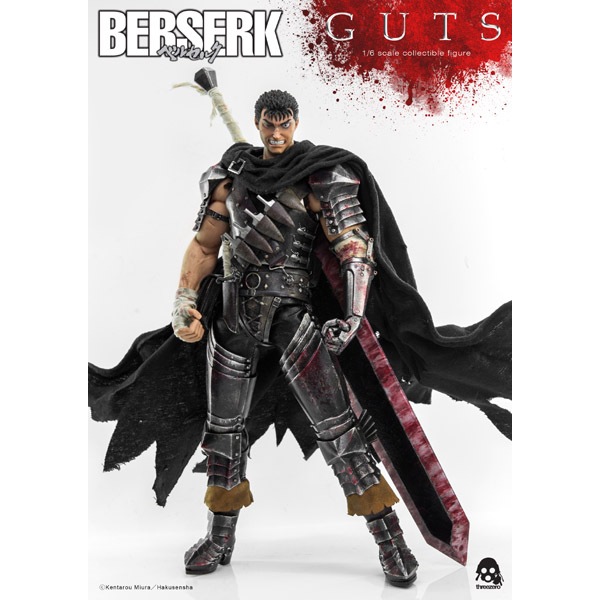 Threezero BERSERK Guts (Black Swordsman) Action Figure