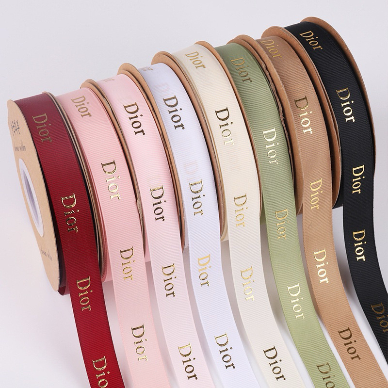 ริบบิ้นผ้า D i o r ขนาด 2 ซม. × 45 หลา พร้อมส่งครับ