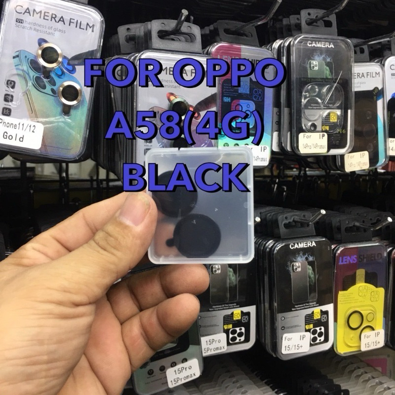 OPPO A58(4G)ออปโป้ IRON RING แหวนกันรอยเลนส์กล้อง สำหรับ ออปโป้ OPPO A58(4G) สินค้าพร้อมส่งในไทย