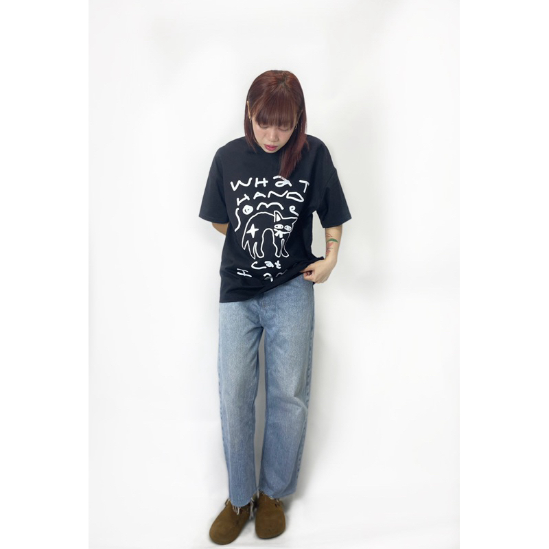 what handsome cat i am! tee เสื้อทรงoversize รอสินค้า7วัน