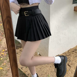 กระโปรงพลีส จีบทวิส ไม่มีเข็มขัด งานผ้าCustom พร้อมส่งจากไทย แมชชิ่งง่าย แต่งตัวง่ายสไตล์เกาหลี ผ้าใส่สบาย มีซับในไม่โป๊