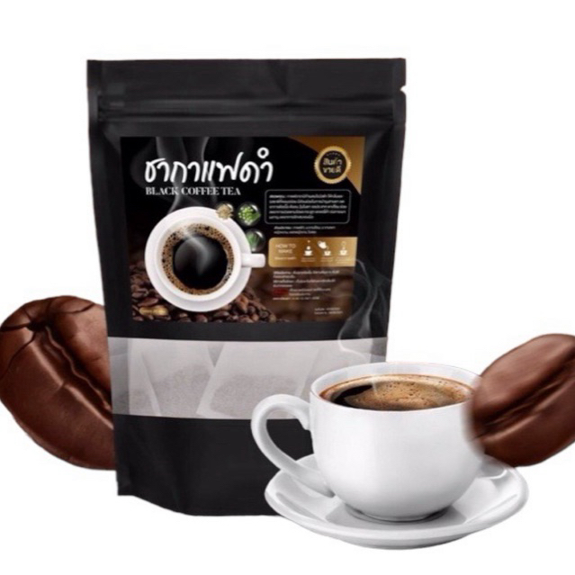 ARAYA Black Coffee Tea ชากาแฟดำ ชงดื่มเเทนน้ำได้ กาแฟดำ ราคา/1ห่อ 1ห่อมี20ซองชา