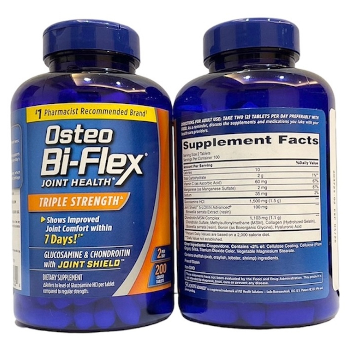 🔥🔥Exp.04/2026 Osteo Bi-Flex Joint Health Triple Strength 200 เม็ด