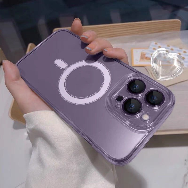 i phone case เคสใส แม่เหล็ก magnet Case สำหรับ ไอโฟน i phone 15 15Pro 15Plus 15Promax 14 13 12 11 Pro Promax Plus 6