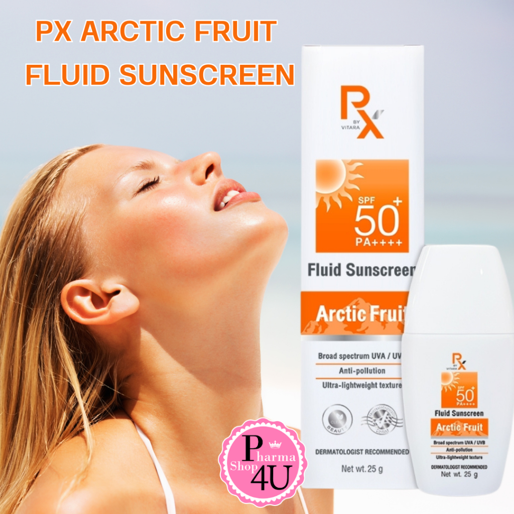 Vitara PX ARCTIC FRUIT FLUID SUNSCREEN SPF50+ PA++++ ไวทาร่า พีเอกซ์ อาร์กติก ฟรุ๊ต 25 กรัม [11425]