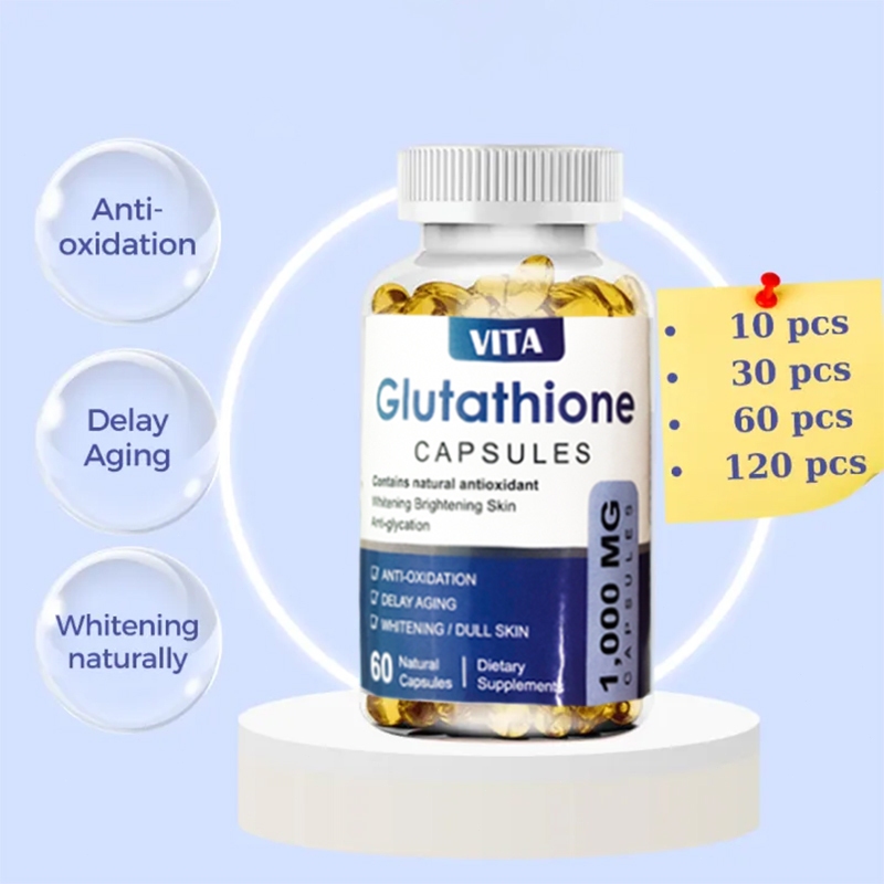 (60 เม็ด) VITA กลูต้าไธโอน Glutathione 1000 มิลลิกรัม สารต้านอนุมูลอิสระคอลลาเจนต่อต้านความชรา 60/120 แคปซูล - รูปที่ 6