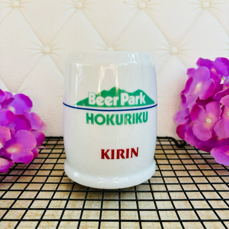 แก้วเบียร์ Beer Park HOKURIKU KIRIN คิริน มือสอง จากญี่ปุ่น