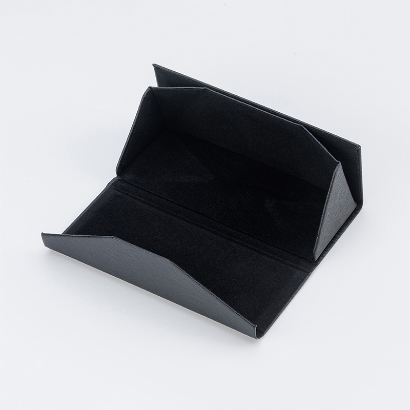 COD🌷เคสแว่นกันแดดสไตล์เกาหลีสามมิติพับได้แบบพกพาเคสสายหนังซองทรงสามเหลี่ยมเคสใส่แว่นตาสำหรับผู้ชายและผู้หญิง-detlyet - รูปที่ 5