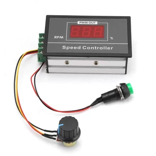 มอเตอร์ควบคุมความเร็วกับ B 100 K โรตารี่ สวิตช์โพเทนชิออมิเตอร์ Dc 6-60 V 30 A ดิจิทัล จอแสดงผล Led 0-100 % Pwm L118