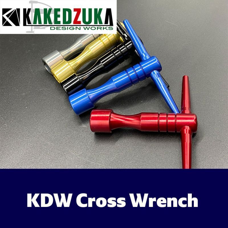 KDW Cross Wrench ประแจบล๊อคที่ออกแบบมาเฉพาะ เหมาะสำหรับงานถอดแขนรอกเบท Shimano แขนเบ้าลึก Made in Japan สินค้านำเข้า