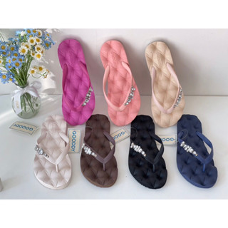 Bwr 26 รองเท้าแตะฟองน้ำพื้นโซฟาเพชรข้าง GOODDY 💥พร้อมส่ง💥