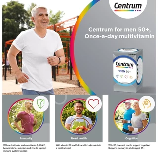 เซนทรัม Centrum Advance Multivitamin for Men/Women วิตามินรวม ผู้ใหญ่/ผู้หญิง/ผู้ชาย