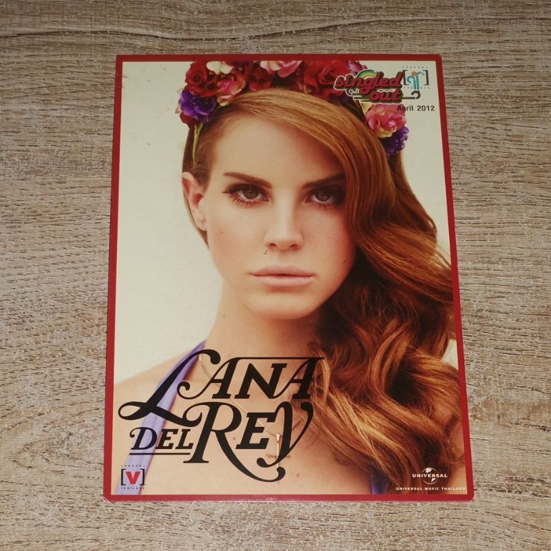 Lana Del Rey โปสการ์ด Promo Postcard Born To Die Channel [V] / Not CD ไม่ใช่ ซีดี