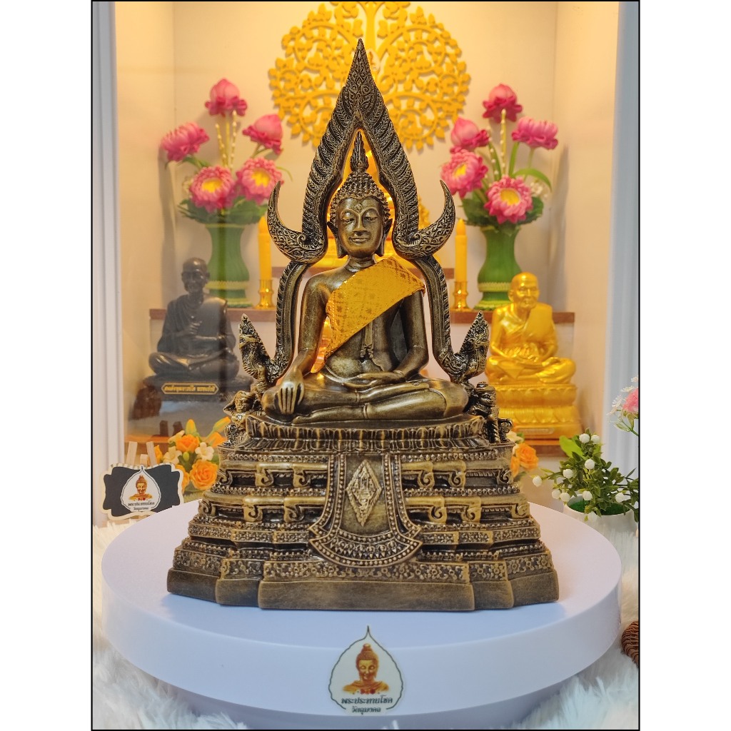 พระพุทธชินราชแร่เหล็กน้ำพี้ ขนาด 5 นิ้ว ขึ้นบ้านใหม่ พระแร่เหล็กน้ำพี้ (พิมพ์ตลาด)