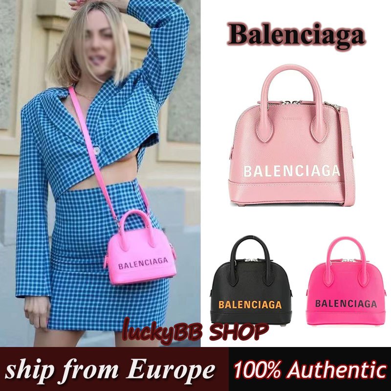 Balenciaga mini กระเป๋าไหล่ข้ามตัว กระเป๋าถือ ของแท้100%