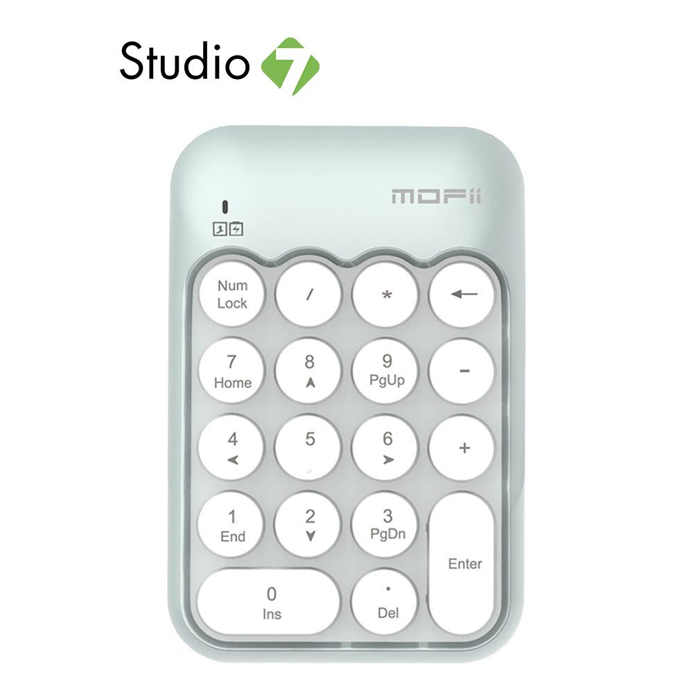 แป้นพ์มพ์ตัวเลข MOFii Numberic Wireless Keyboard Biscuit Green By Studio7