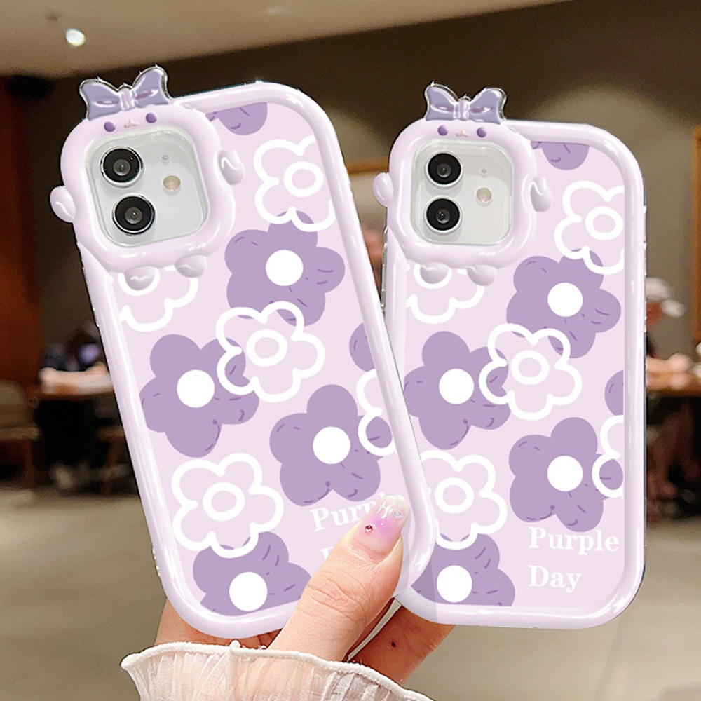 หุ้นไทย + เคสลายการ์ตูนมอนสเตอร์ for iPhone 11 XR 15 14 Pro Max 6 7 8 Plus 13 12 XR XS Max SE เคสโทรศัพท์ทาสีคุณภาพสูง