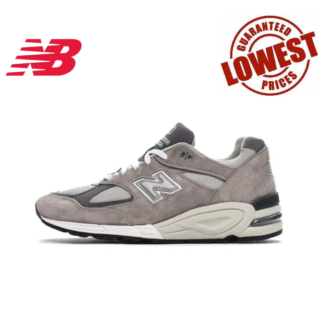 New Balance NB 990 V 2 Low Top Running Shoe Ancestor Grey
