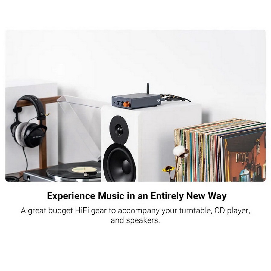 (ประกันศูนย์ไทย) Fosi Audio BT20A Pro เครื่องขยายเสียง Bluetooth Amplifier ขนาดเล็กแต่ทรงพลัง อัพเกรด Op-Amp ได้