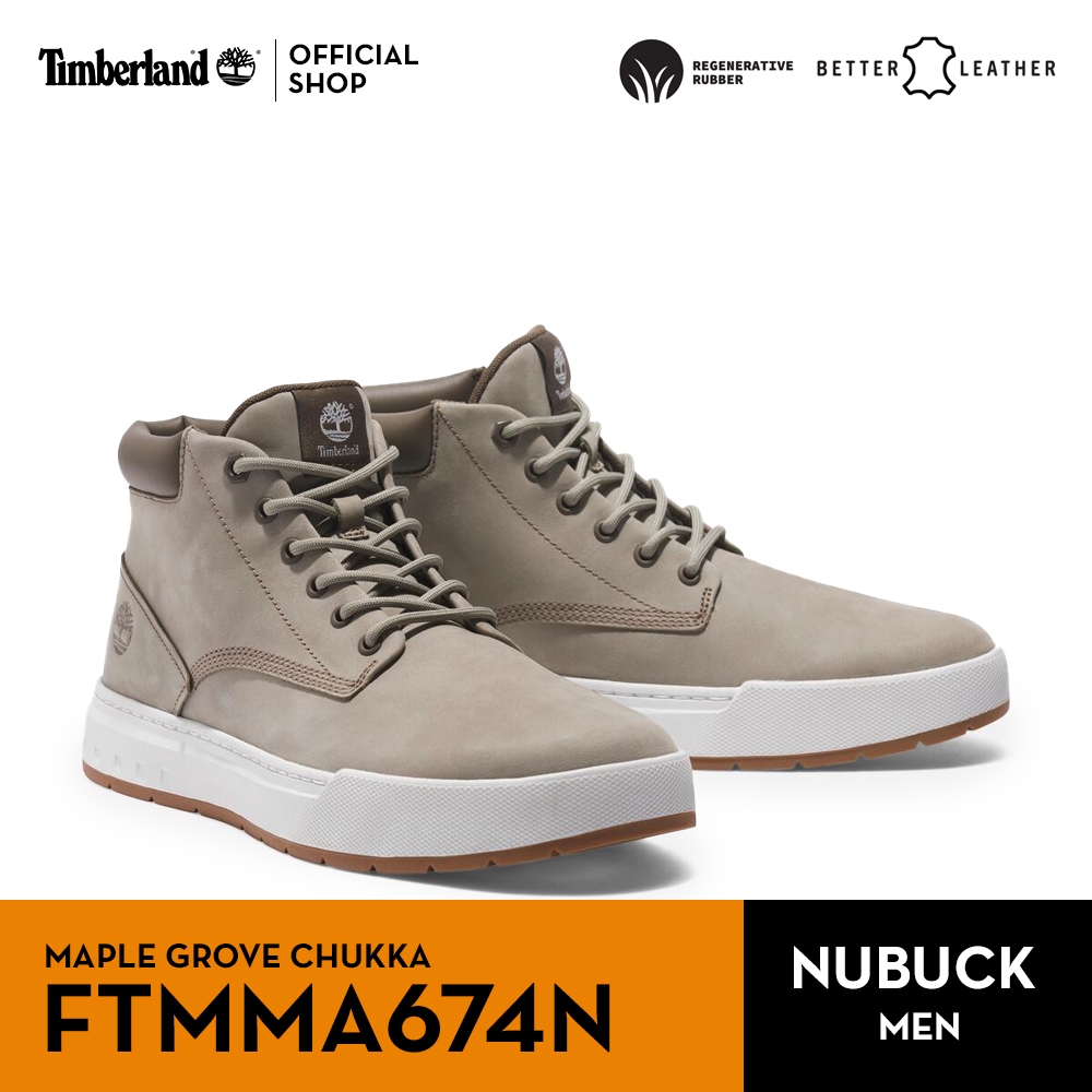 Timberland Men’s Maple Grove Leather Chukka รองเท้าผู้ชาย (FTMMA674N)
