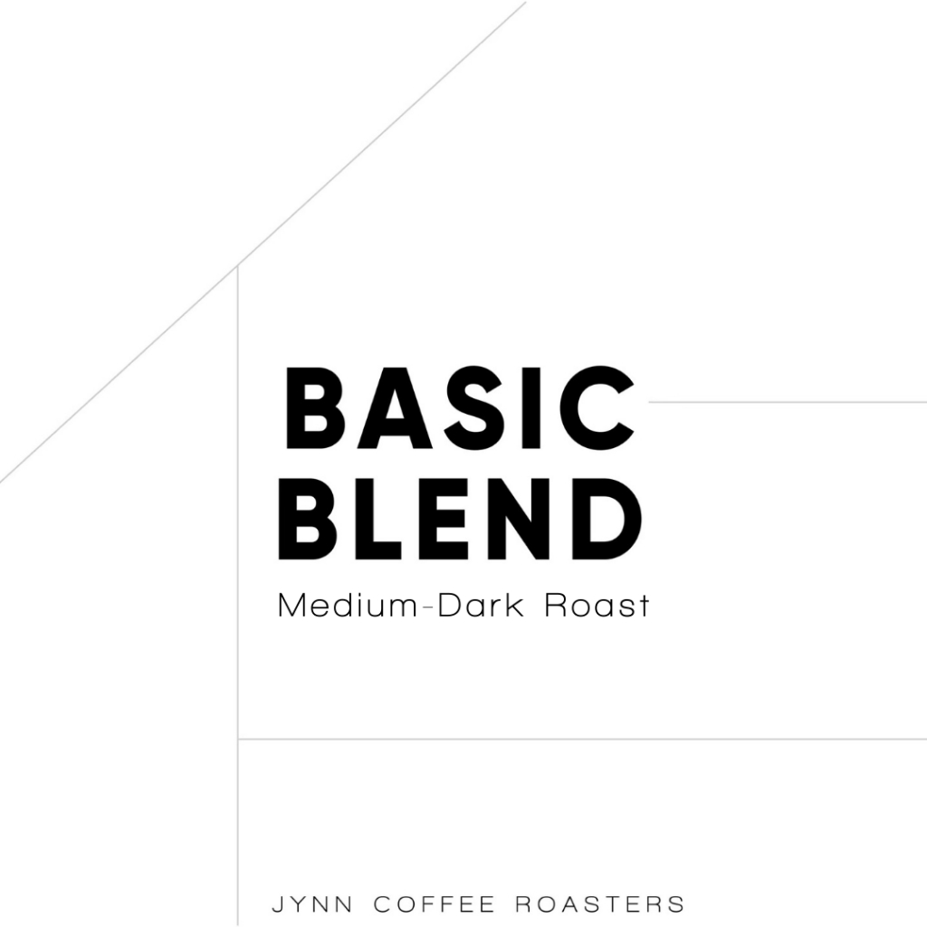 JYNN coffee roasters เมล็ดกาแฟคั่วกลางค่อนเข้ม Basic Blend - 200g