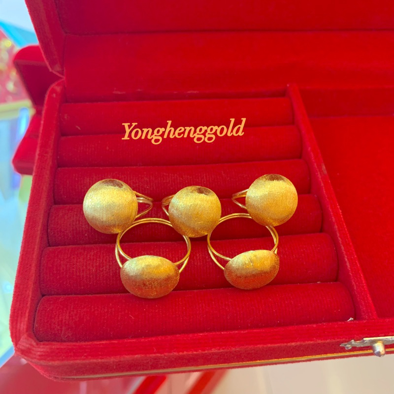 แหวนทองครึ่งสลึง Yonghenggold ทองคำแท้96.5%