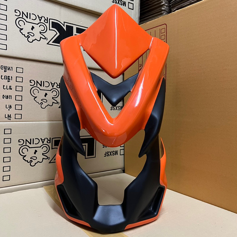 ^พร้อมส่ง^ หน้ากากชิวหน้าV.2 (สีส้ม2018) MSX125,MSX-SF ใส่ได้ทั้งตัวเก่าและตัวใหม่