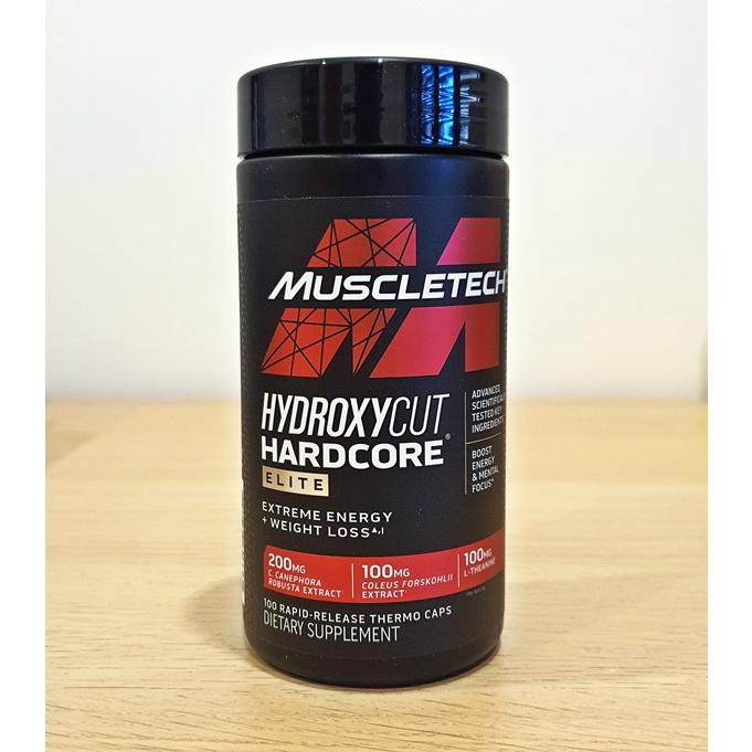 Hydroxycut Hardcore Elite (100เม็ด) Muscletechแพ็คเกจใหม่ล่าสุด