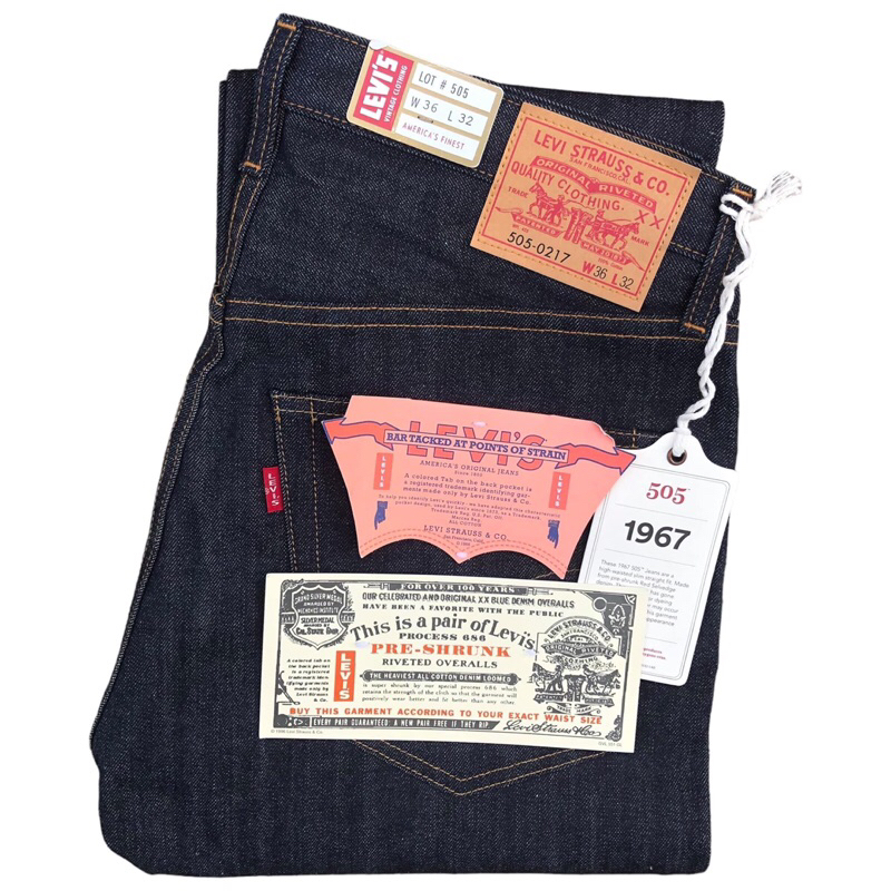 LEVI’S 505-0217 VINTAGE CLOTHING 1967 BIG E  JEANS MADE IN JAPAN 🇯🇵