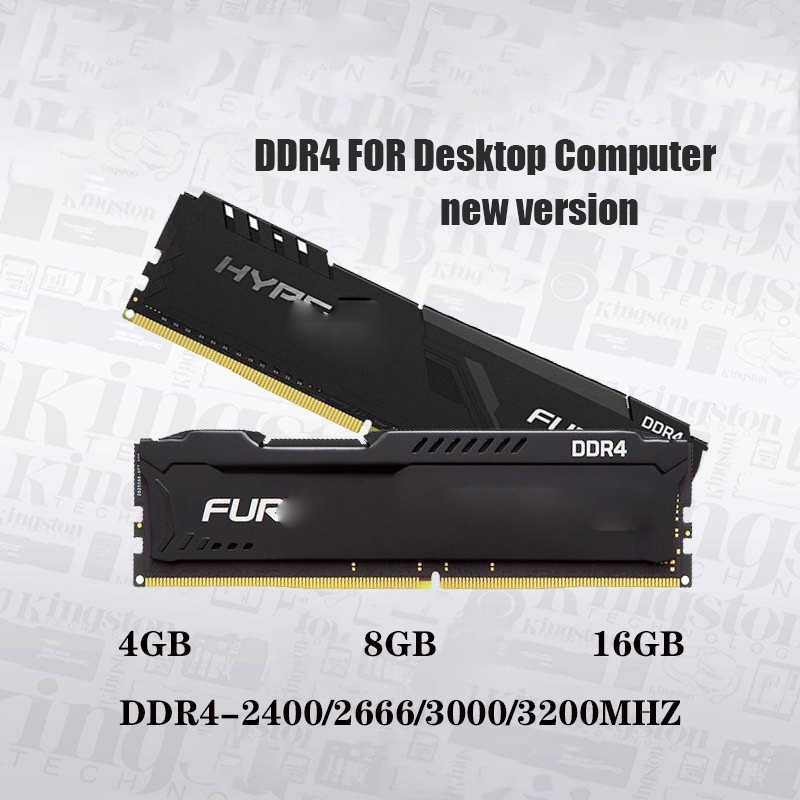 DDR4 4GB 8GB 16GB 2400Mhz 2666Mhz 3200Mhz RAM PC รับประกัน 3 ปี หน่วยความจำคอมพิวเตอร์ตั้งโต๊ะ