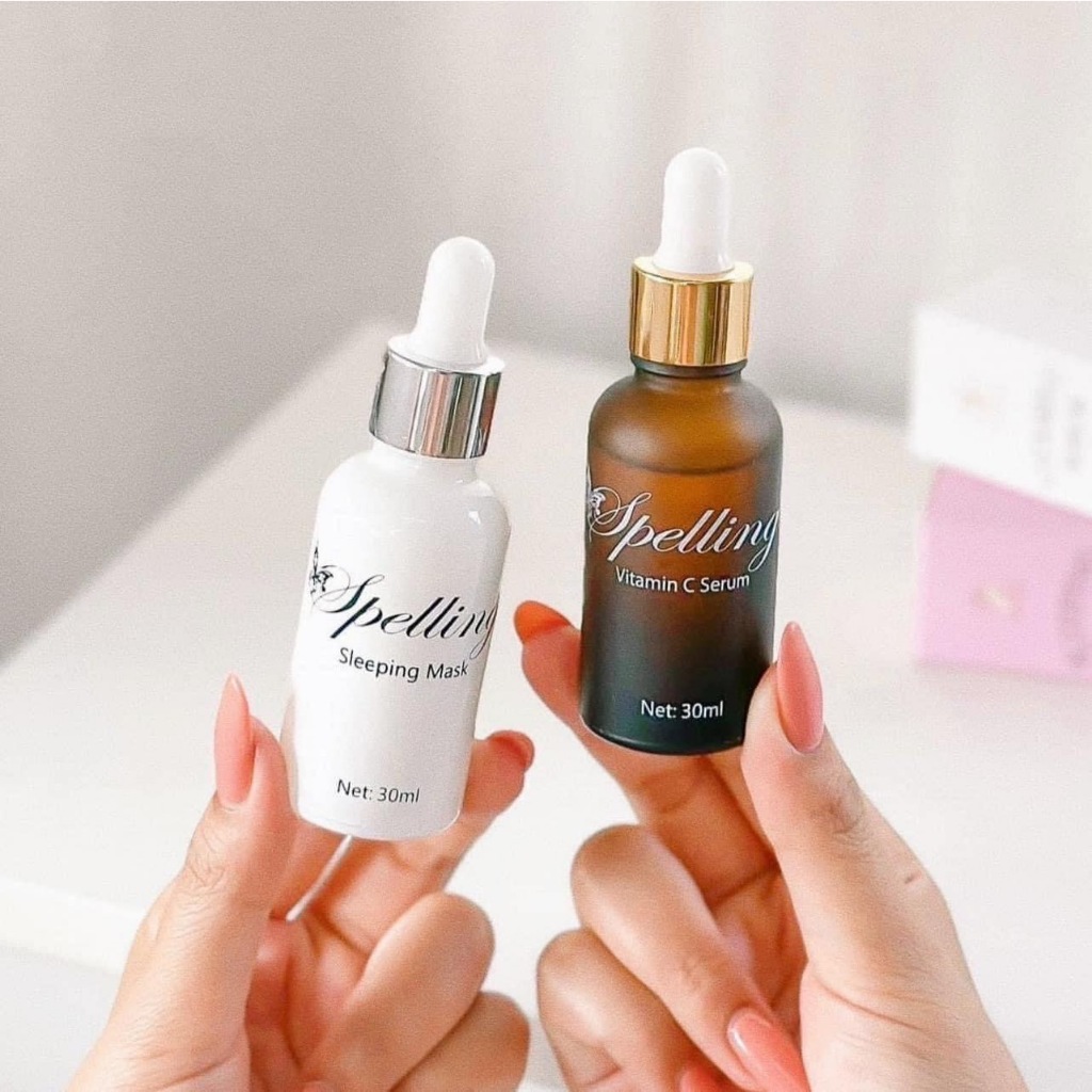 [ของแท้ ร้านบริษัท] เซรั่มสเปลลิ่ง วิตามินซี สลีปปิ้งมาส์ก สบู่วิตามินซี serum spelling  สิว ฝ้า กระ