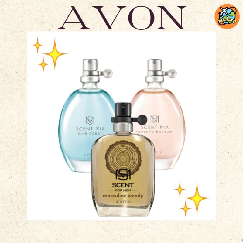 AVON SCENT Mix Series น้ำหอมเอวอนสำหรับผู้ชายและผู้หญิง ⭐ EDT 30 ML For Him &amp; Her