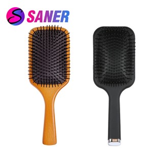 หวีผม หวีผมตรง แปรงหวีผม นวดดูแลรากผมเส้นผมหนังศรีษะ Brush (ไซด์ใหญ่)