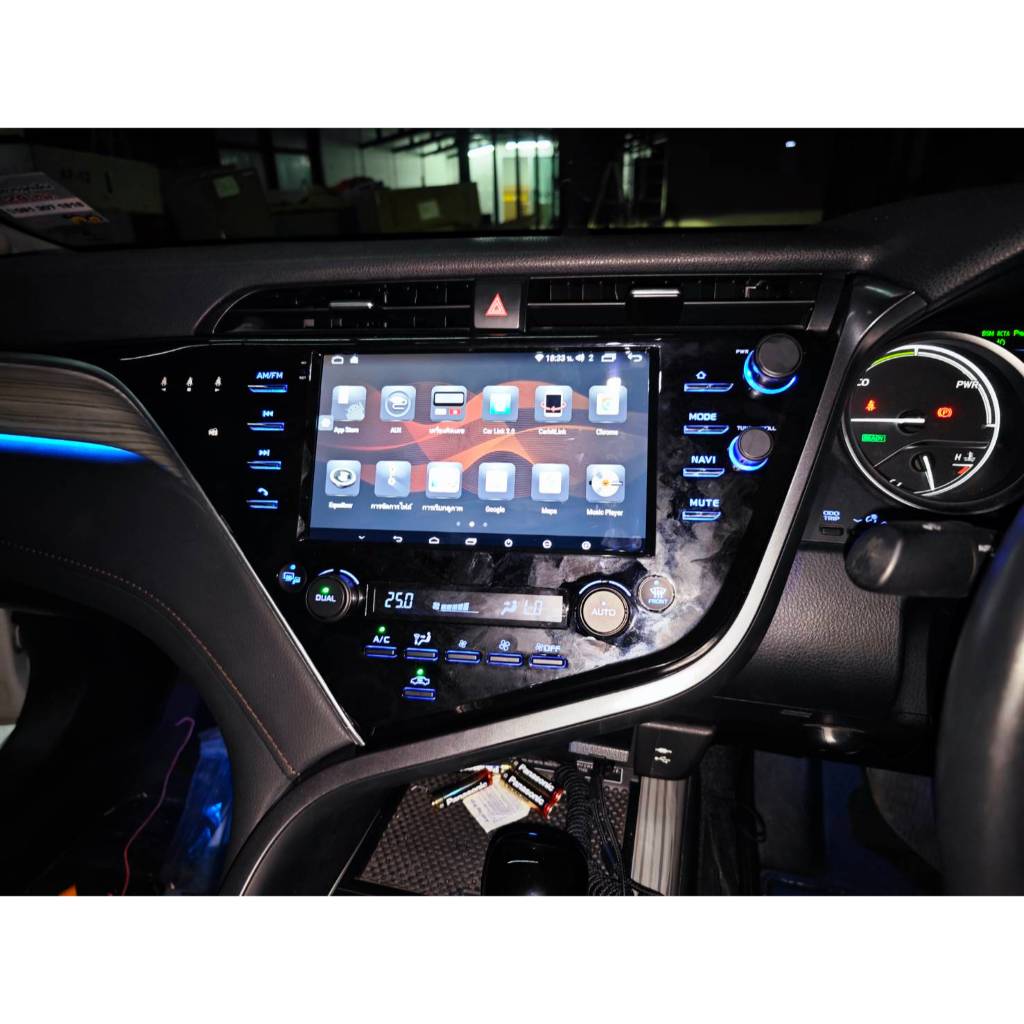 จอ android Toyota Camry 18-21 แทนรุ่น JBL 9นิ้ว NEW CPU 7870 3CPU 2.7GHZ 2K 6+128/8+256 DTS 4G CARPL