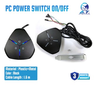 🖥️ PC Computer Case Power Switch ON/OFF Reset Zero Degree 🖥️…