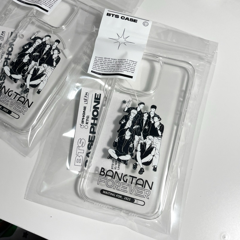 SALE หมดแล้วหมดเลย BTS PHONE CASE เคสโทรศัพท์ บังทัน บีทีเอส ไอโฟน