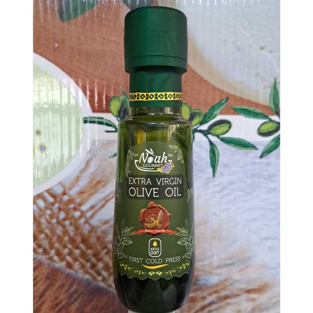 น้ำมันมะกอกบริสุทธิ์ขนาดพกพา Extra virgin olive oil ตรา Noah Gourmet ขนาด 100ml