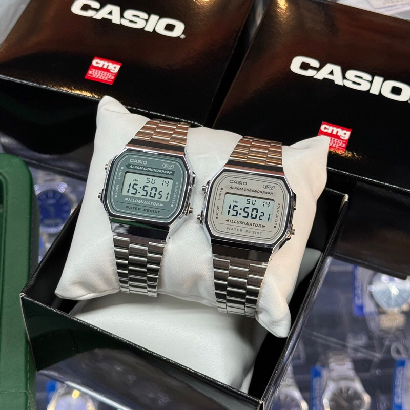🎁CASIO STANDARD A168WA ของแท้ 100% พร้อมส่ง ประกัน 1 ปี