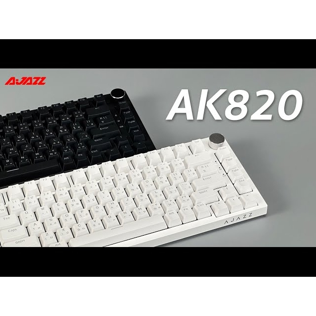 Ajazz AK820 82Key Gasket Hotswap Wired Mechanical Keyboard รับประกันสินค้า 1 ปี