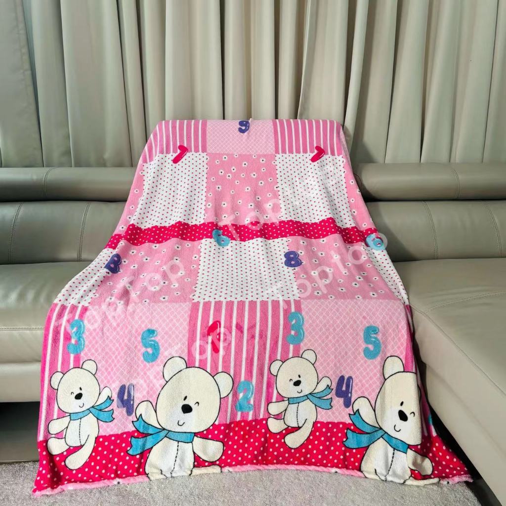 ผ้าห่มนาโน มีถุงซิปทุกใบ เลือกลายได้ ของชำร่วย ของรับไหว้ได้ (ขนาด120x170cm)