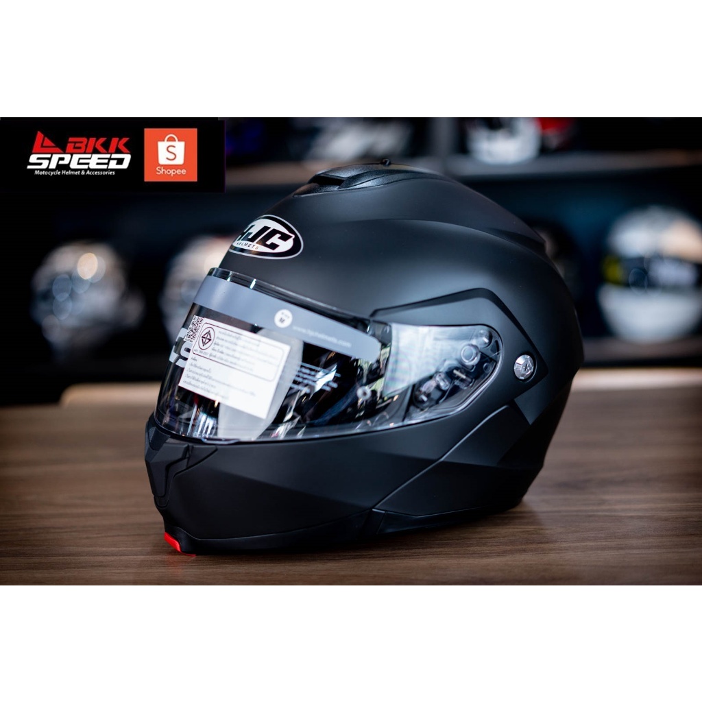 HJC C91N Semi Flat Black ยกคาง ECE R22-06