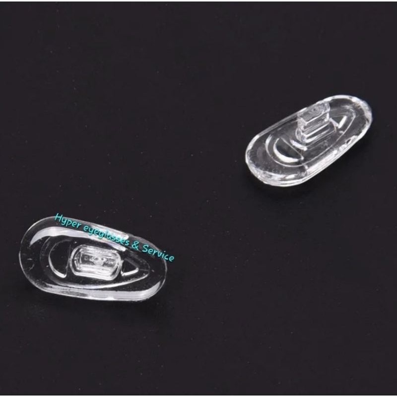 Nosepad แป้นจมูกMoscot Zev [New!]แบบกดล๊อค สีใส 1คู่