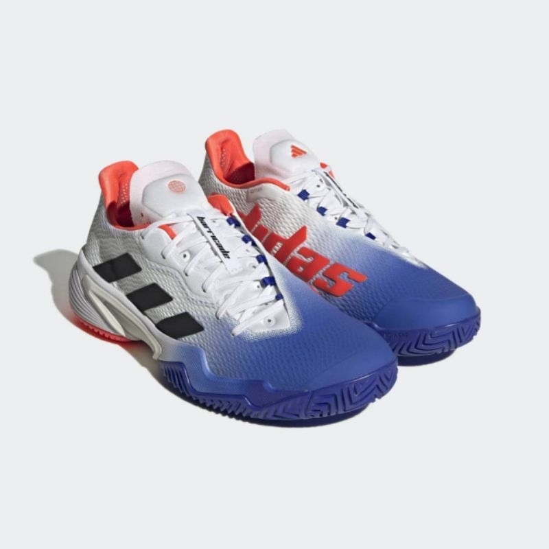 รองเท้าเทนนิส Adidas Barricade | Lucid Blue/Core Black/Solar Red ( HQ8917 )✅️✅️ราคาลดพิเศษเหลือคู่ละ 3,890 บาท