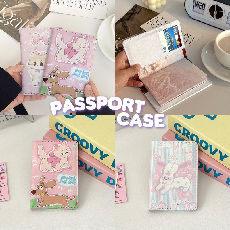 D0167 ปกพาสปอร์ต Passport Cover  เคสหนังสือเดินทาง Passport Case ซองใส่พาสปอร์ต พร้อมส่งในไทย