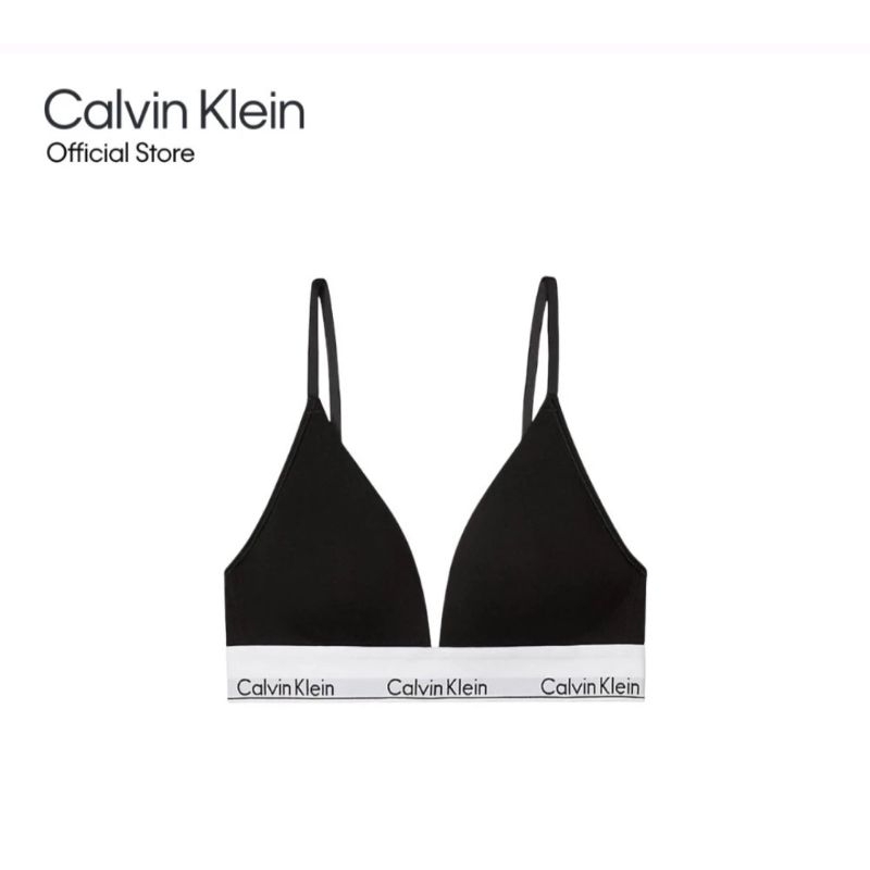 พร้อมส่ง Bra Calvin Klein Modern Cotton Lightly Liine Triangle Bralette size : xs  รุ่นเจนนี่
