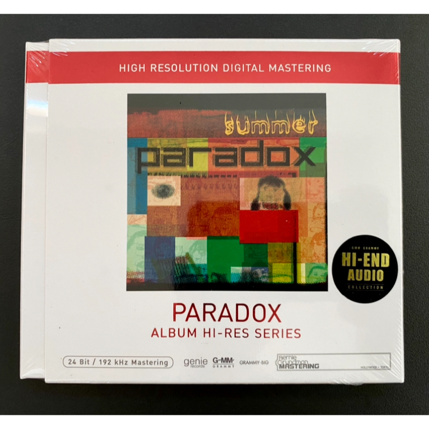 CD Paradox พาราด็อกซ์ อัลบั้ม Summer Album Hi-Res Series (แผ่นซีล)