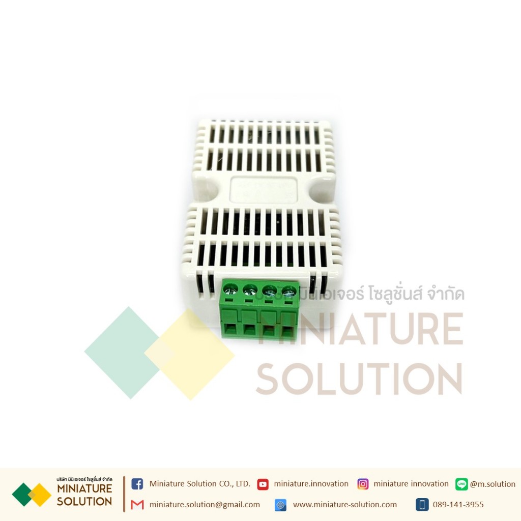 Temperature and humidity sensor transmitter Modbus industrial high-precision card rail RS485